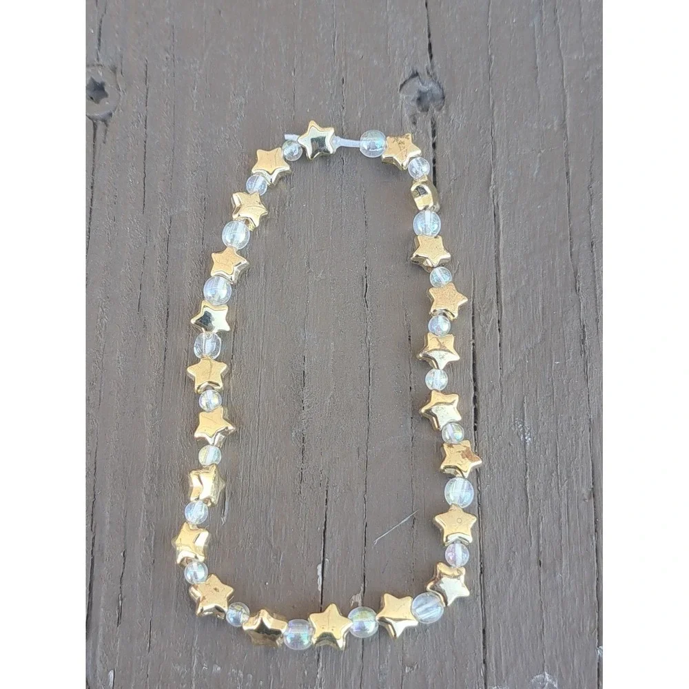 Pearl and Cross Charm Bracelet Set, 6pc